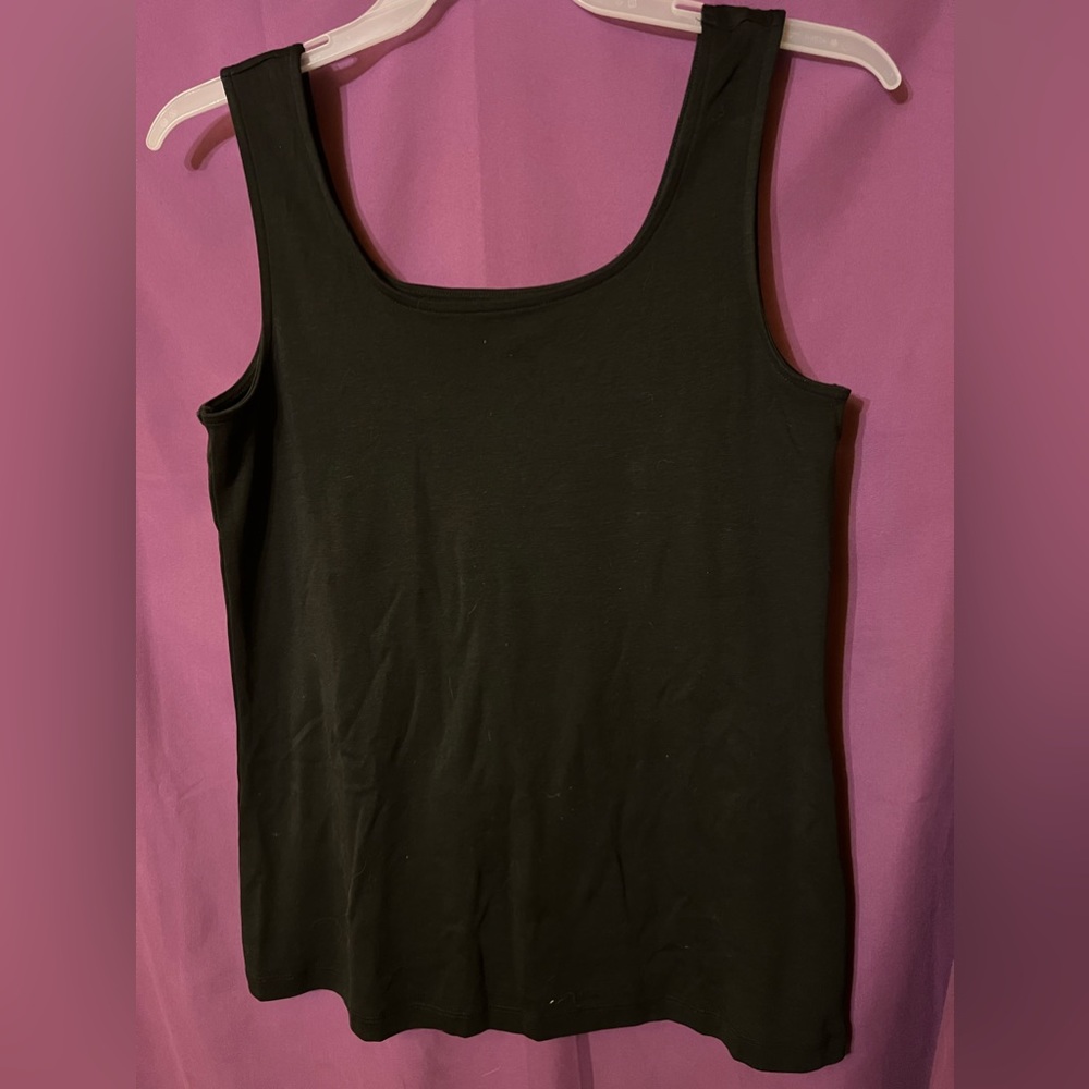 Lands’ End Black Tank Top